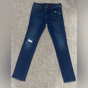 Gap Stretch Ripped Skinny Jeans Size 16